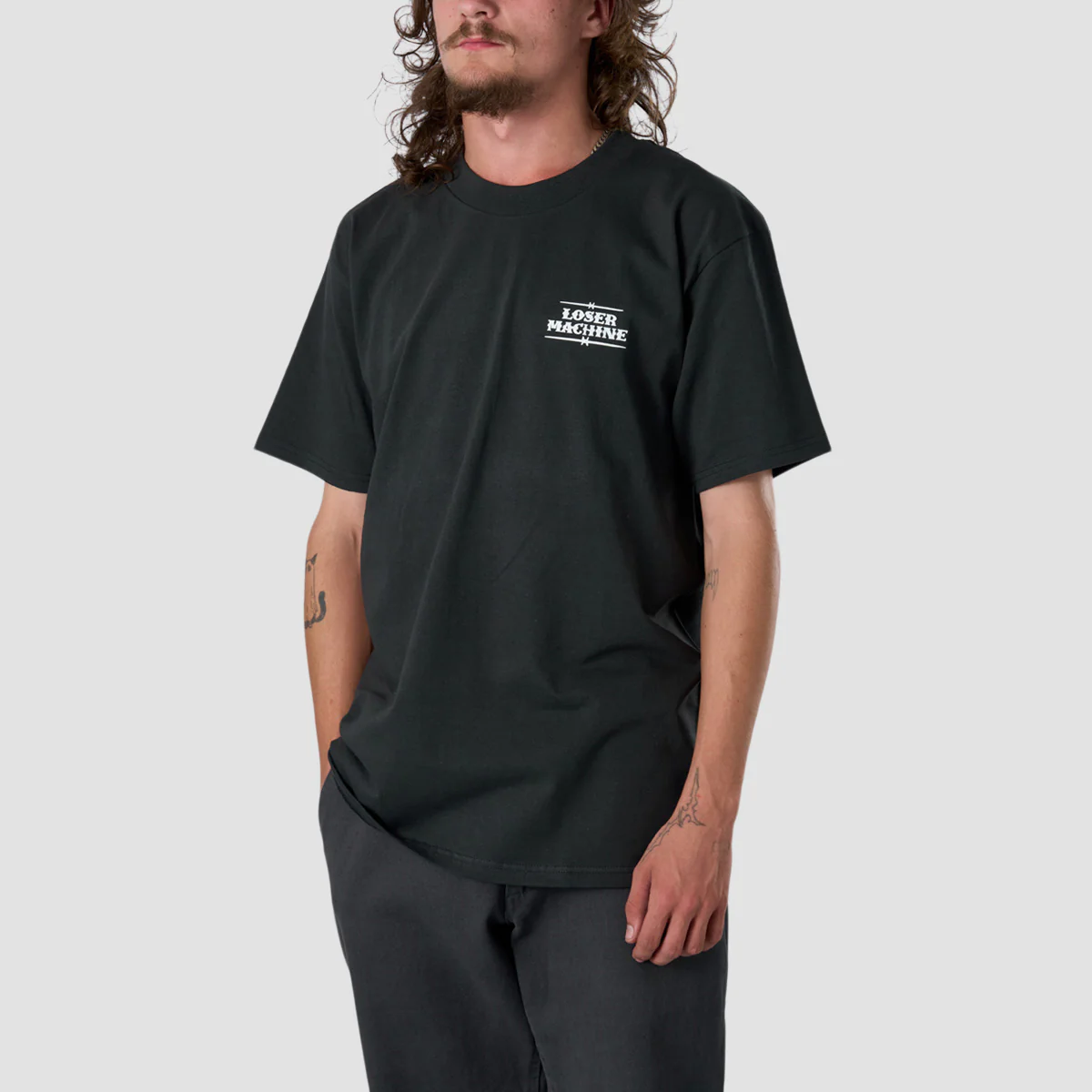 Loser Machine Hardened T-Shirt Vintage Black - Image 2