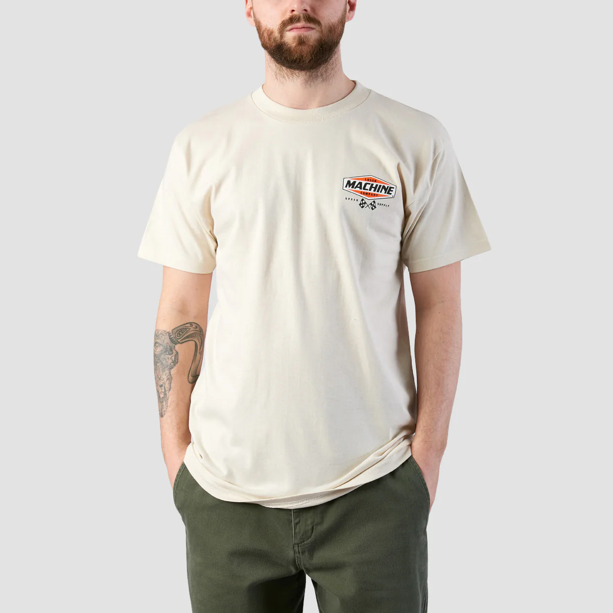 Loser Machine Overdrive T-Shirt Cream - Image 2