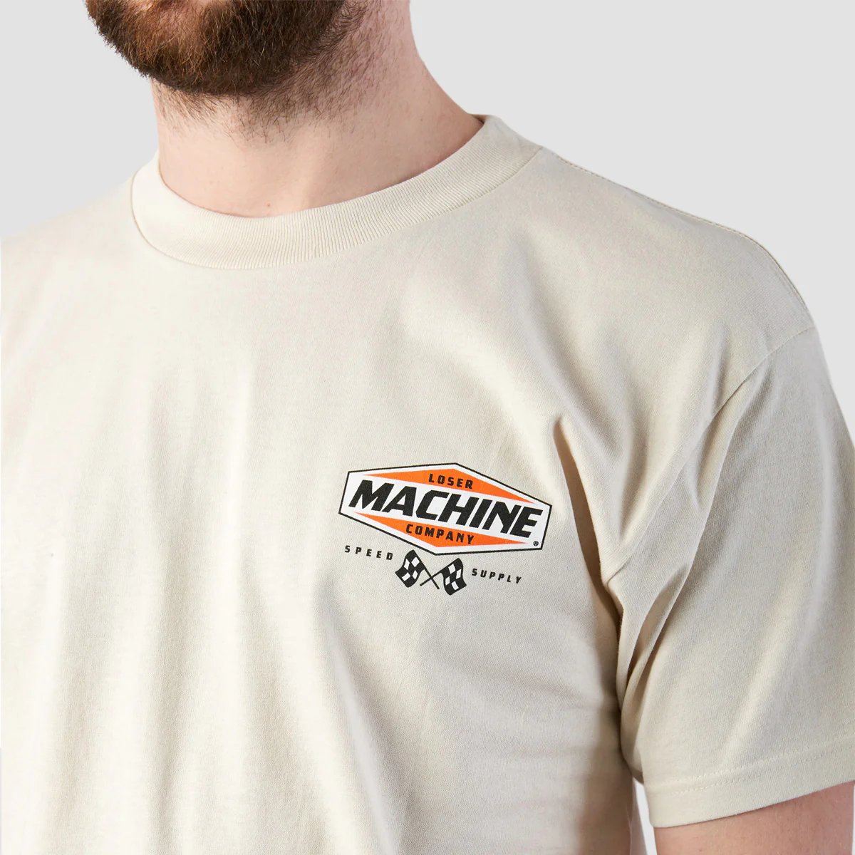 Loser Machine Overdrive T-Shirt Cream - Image 3