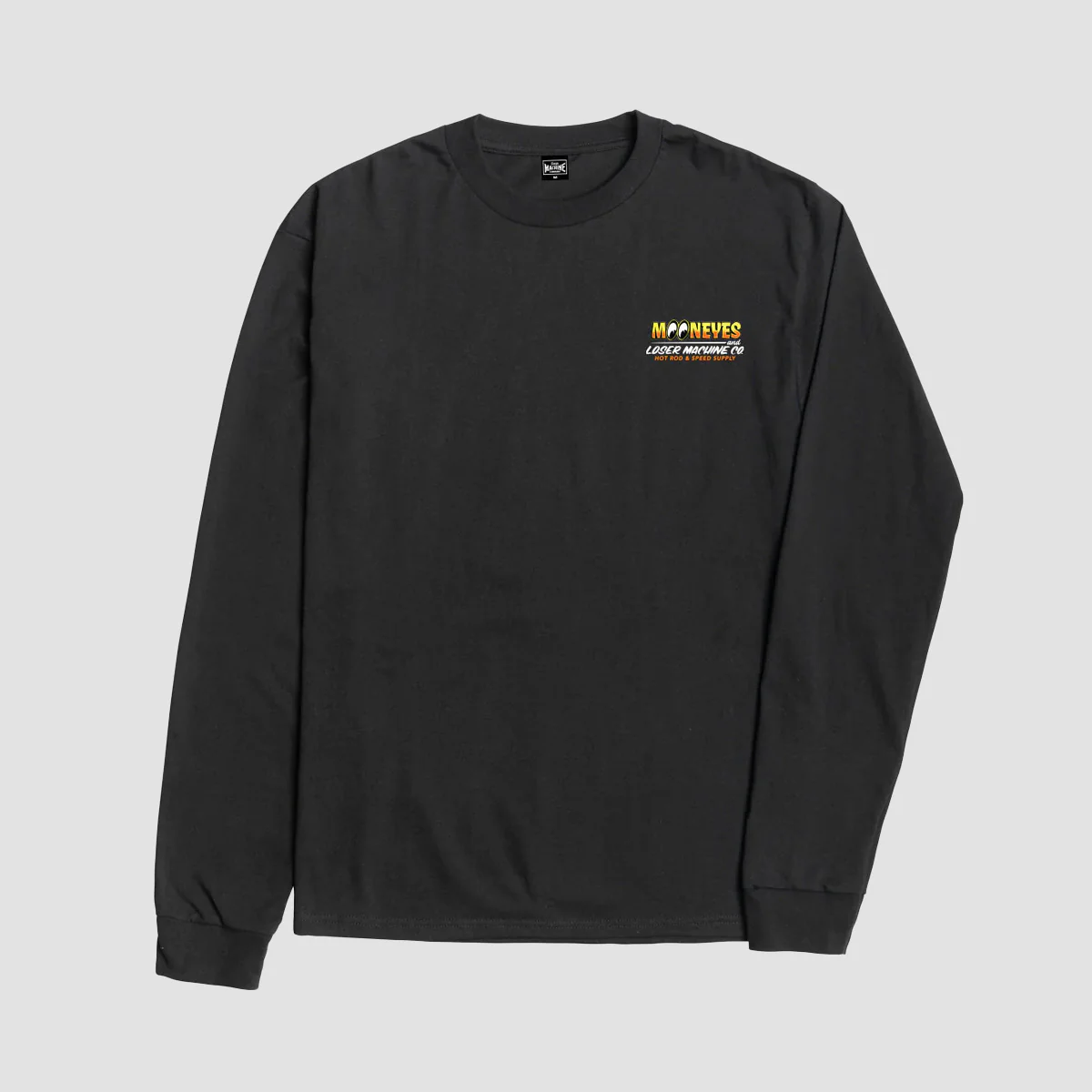 Loser Machine X Mooneyes Econo Hauling Longsleeve T-Shirt Black - Image 2