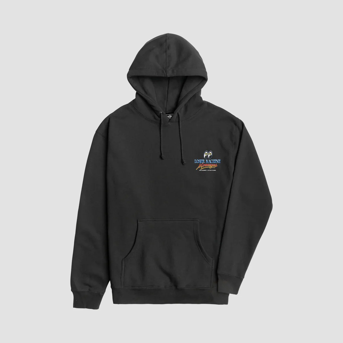 Loser Machine X Mooneyes Red Hot Pullover Hoodie Black - Image 2