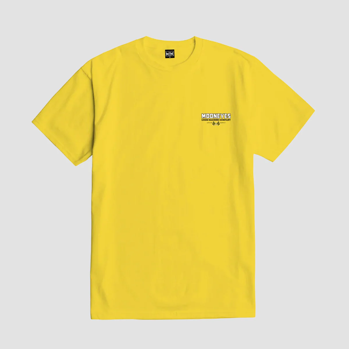 Loser Machine X Mooneyes Winners Circle T-Shirt Yellow - Image 2