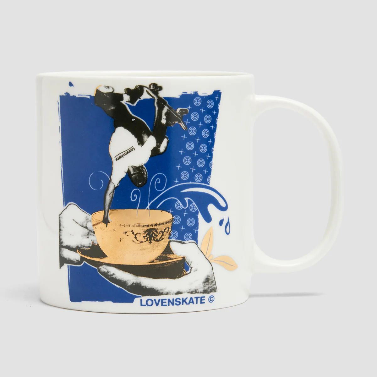 Lovenskate Drink Tea Get Rad Pint Mug - Image 2