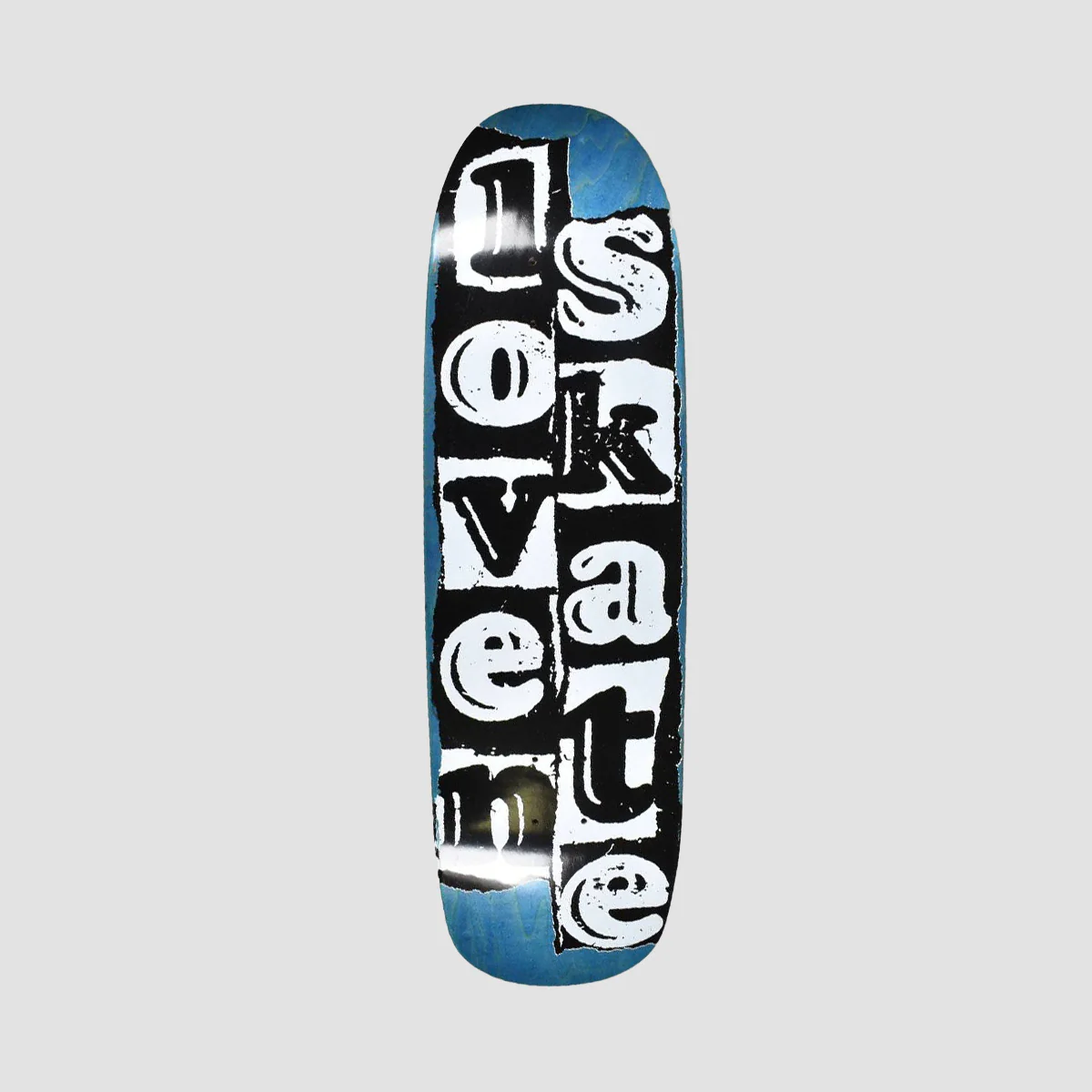 Lovenskate Tear Logo G8 Shape Skateboard Deck Various Stains - 9"