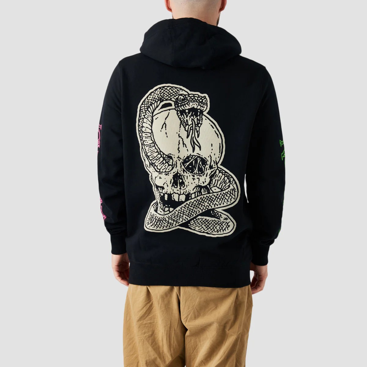 Lovenskate X Dungeon By French Pullover Hoodie Black - Image 2