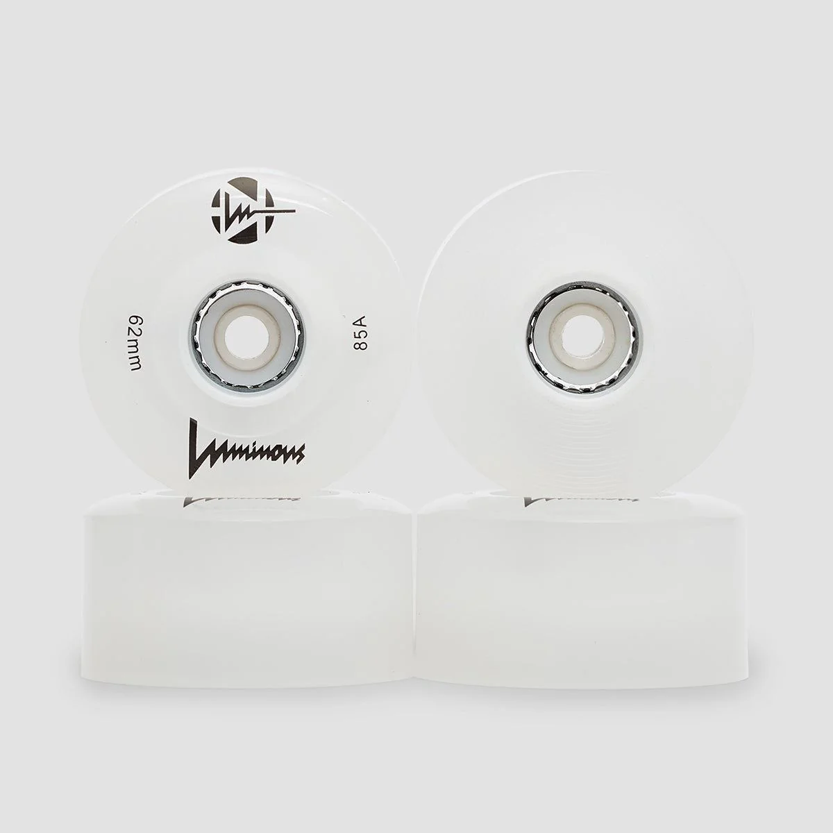 Luminous LED Quad 85a Wheels x4 White 62mm