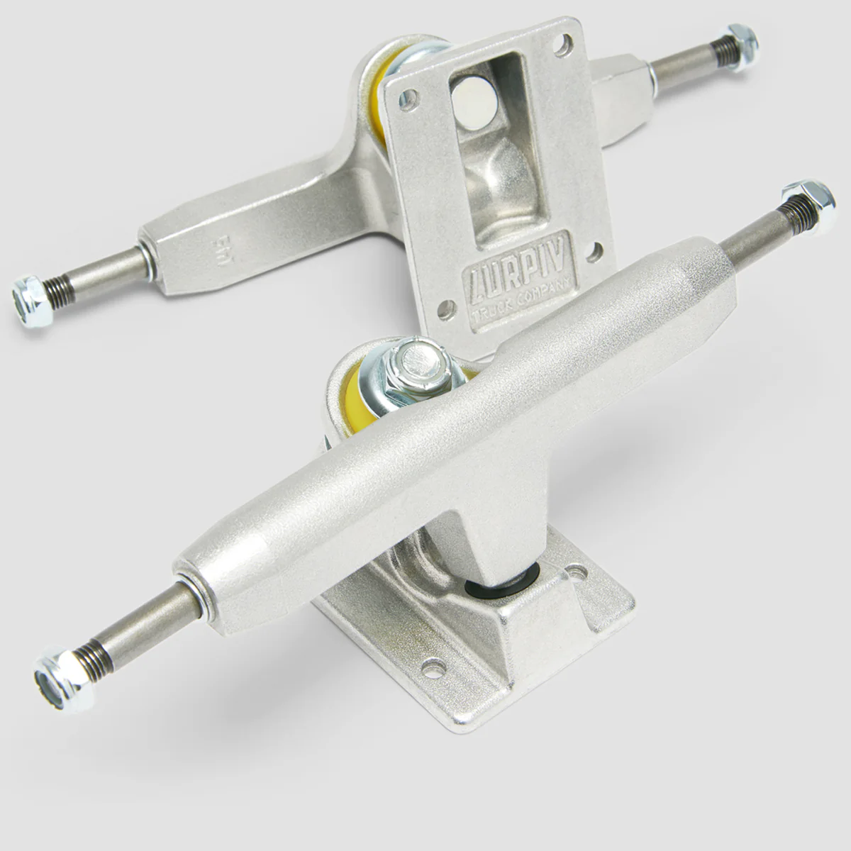 Lurpiv 150mm Skateboard Trucks 1 Pair Polished - 8.5" - Image 4