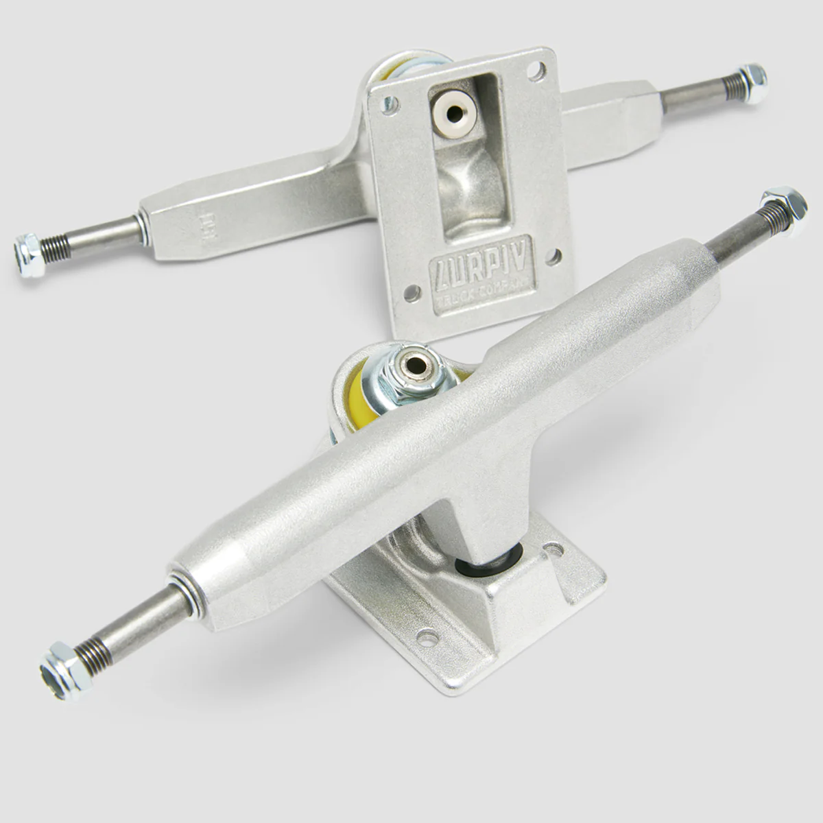 Lurpiv Hollow 160mm Skateboard Trucks 1 Pair Polished - 8.9" - Image 4