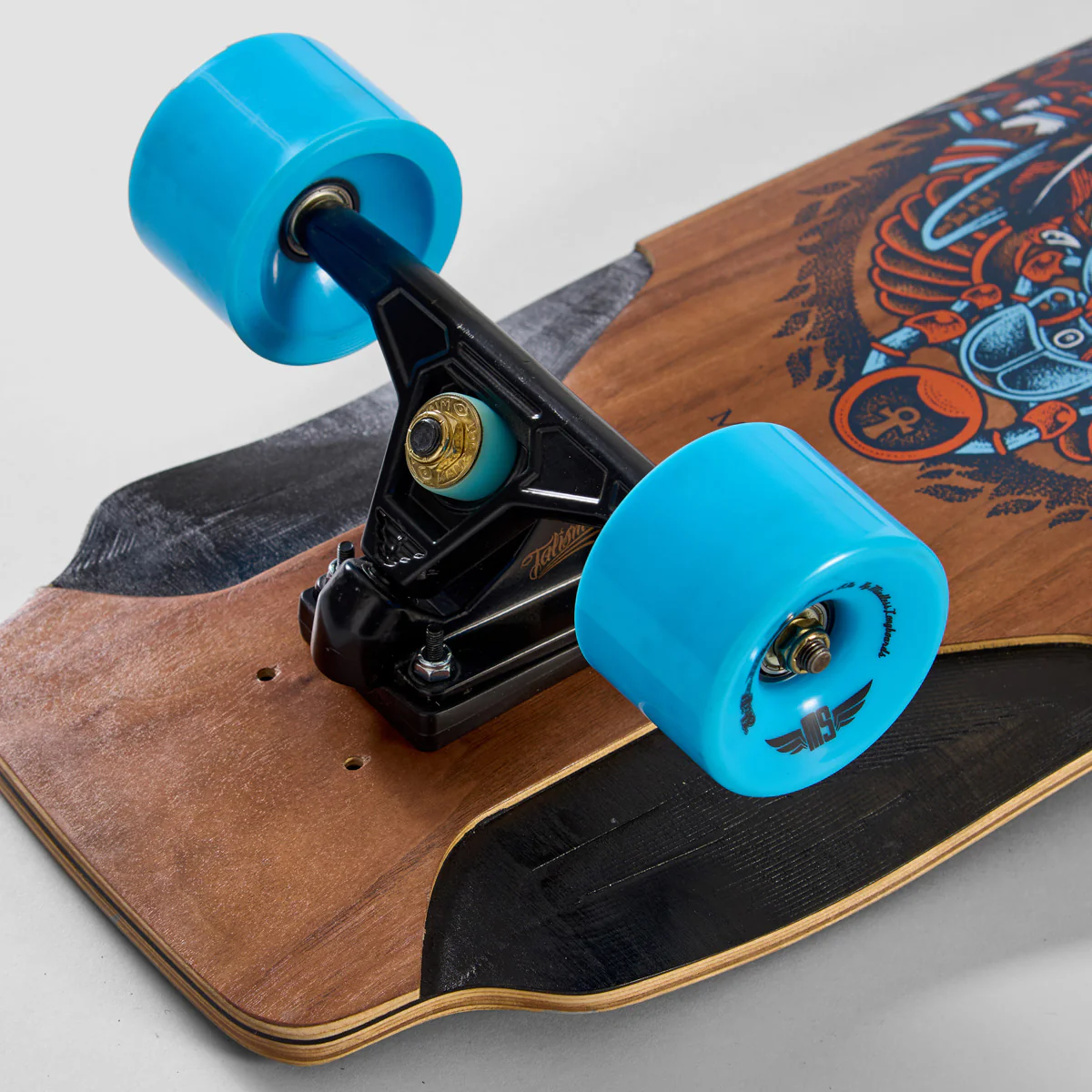 Mindless Voodoo Makali Downhill Skateboard With Blue Wheels - 35.5" (Slight Defects) - Image 3