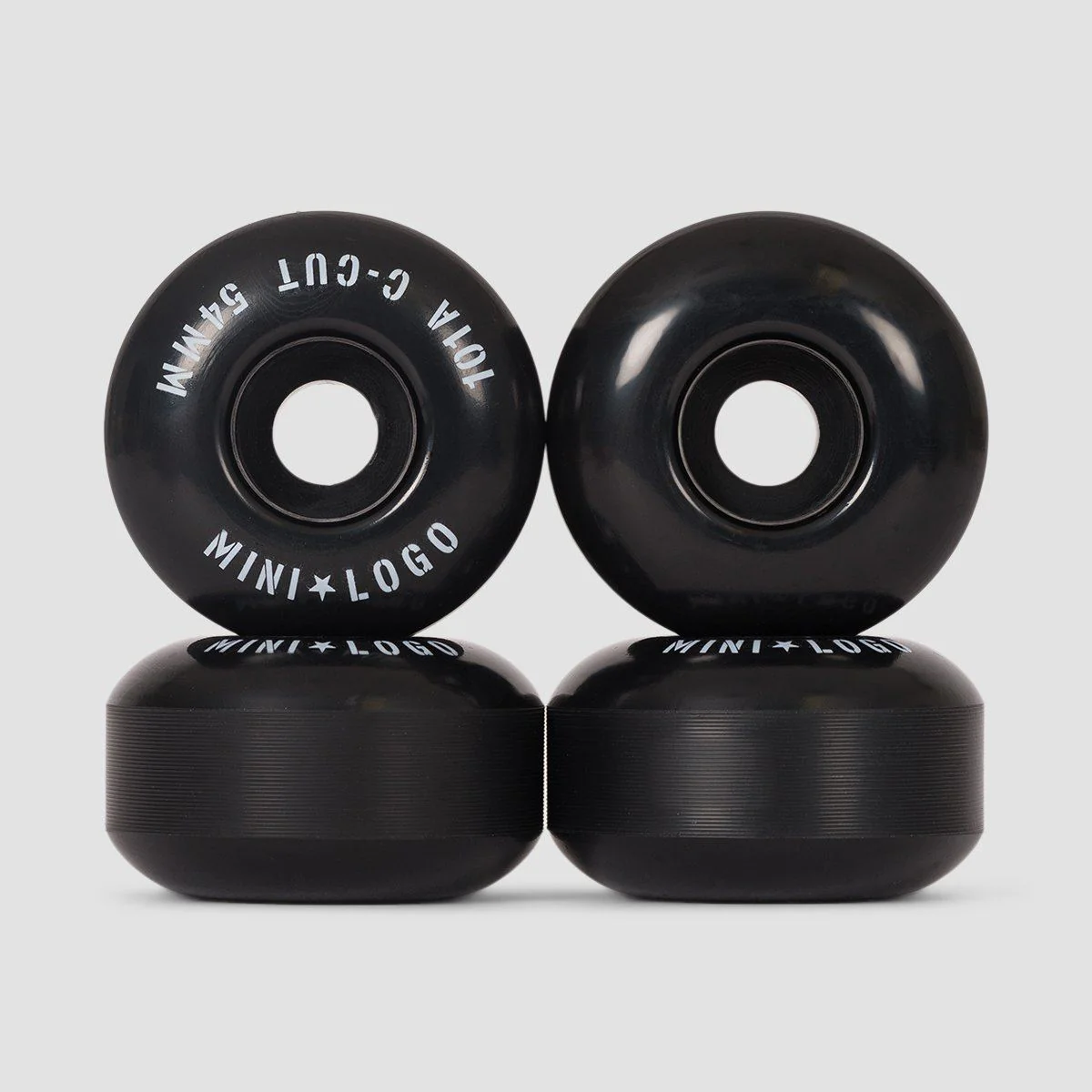 Mini Logo C-Cut 2 101a Skateboard Wheels Black 54mm