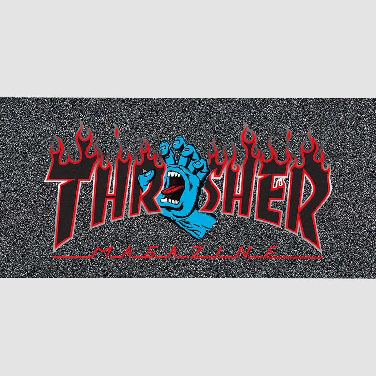 MOB Thrasher X Santa Cruz Flame Logo Grip Tape - 11" - Image 2
