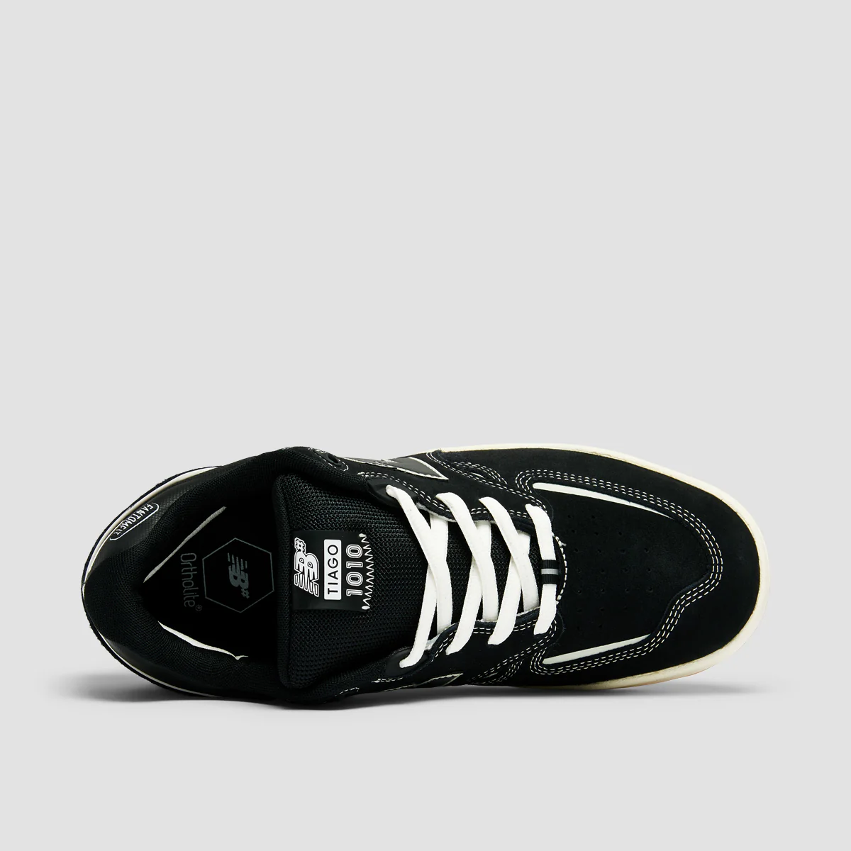 New Balance Numeric 1010 T Tiago Lemos Shoes - Black/Sea Salt - Image 4