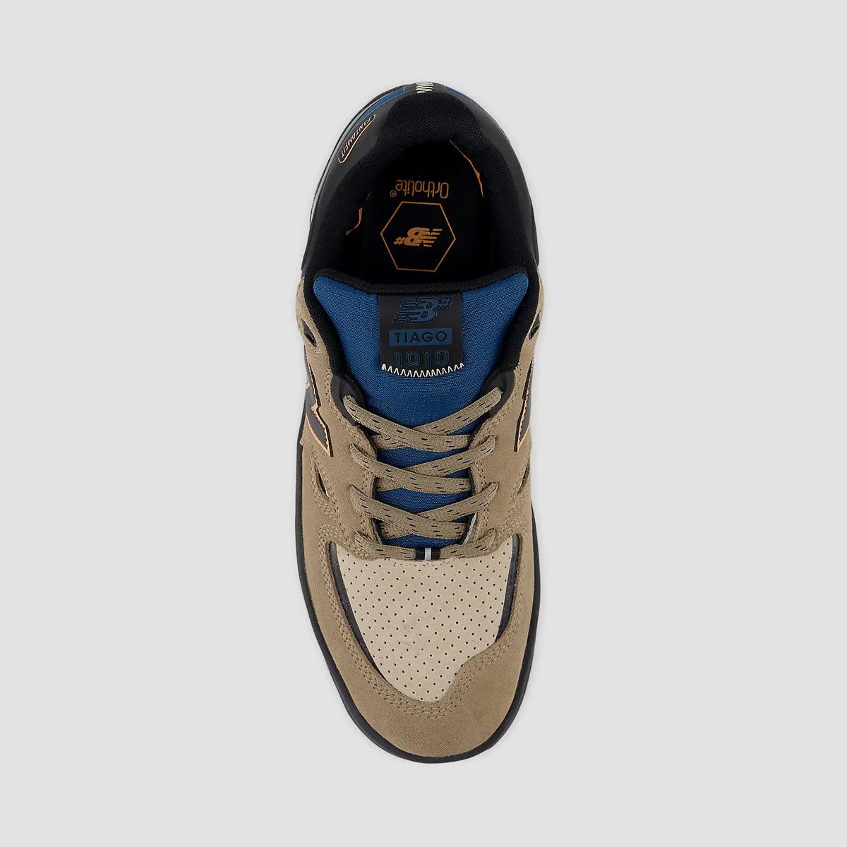 New Balance Numeric 1010 Tiago Lemos Shoes - Mushroom/Black - Image 4