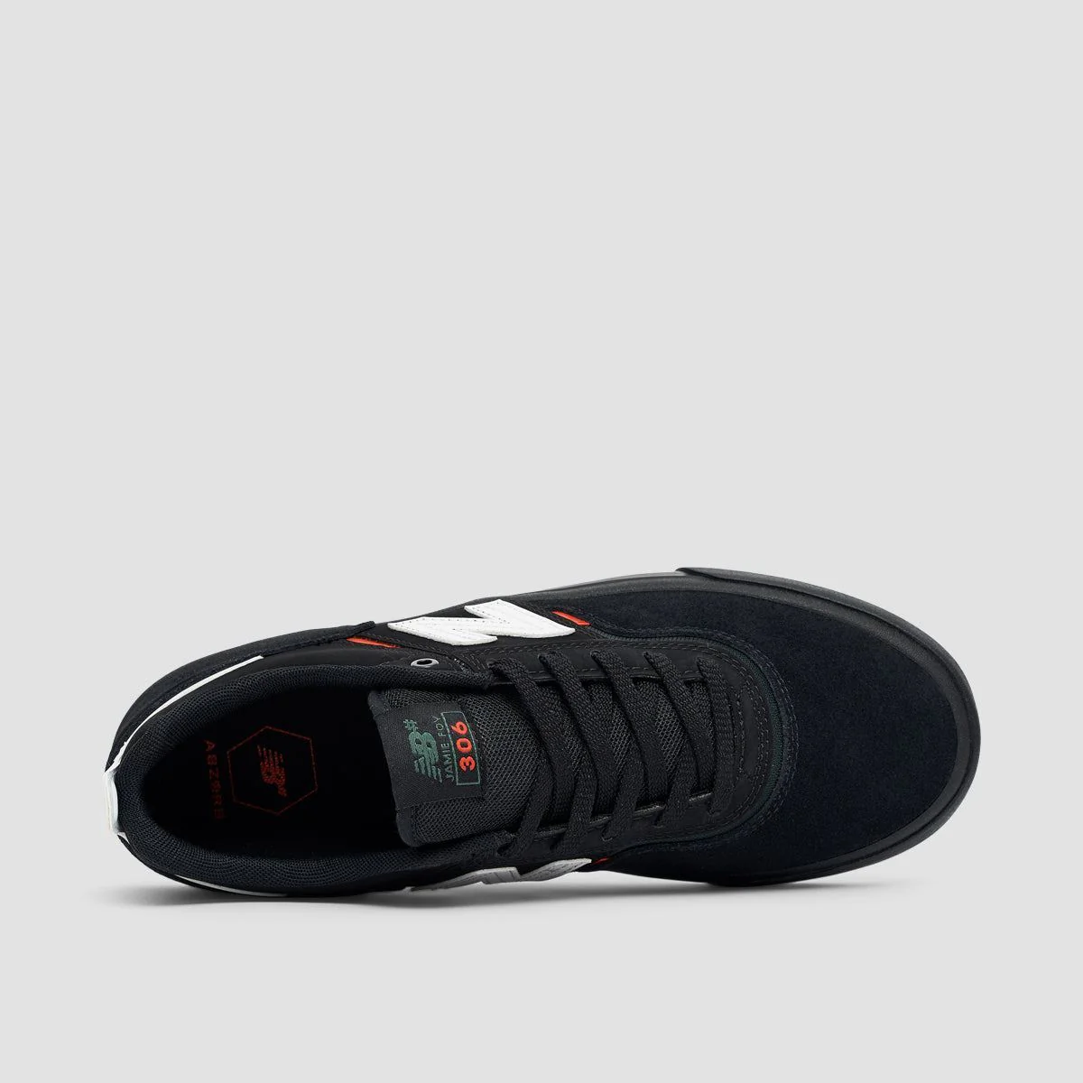 New Balance Numeric 306 Jamie Foy Shoes - Black/Red - Image 4