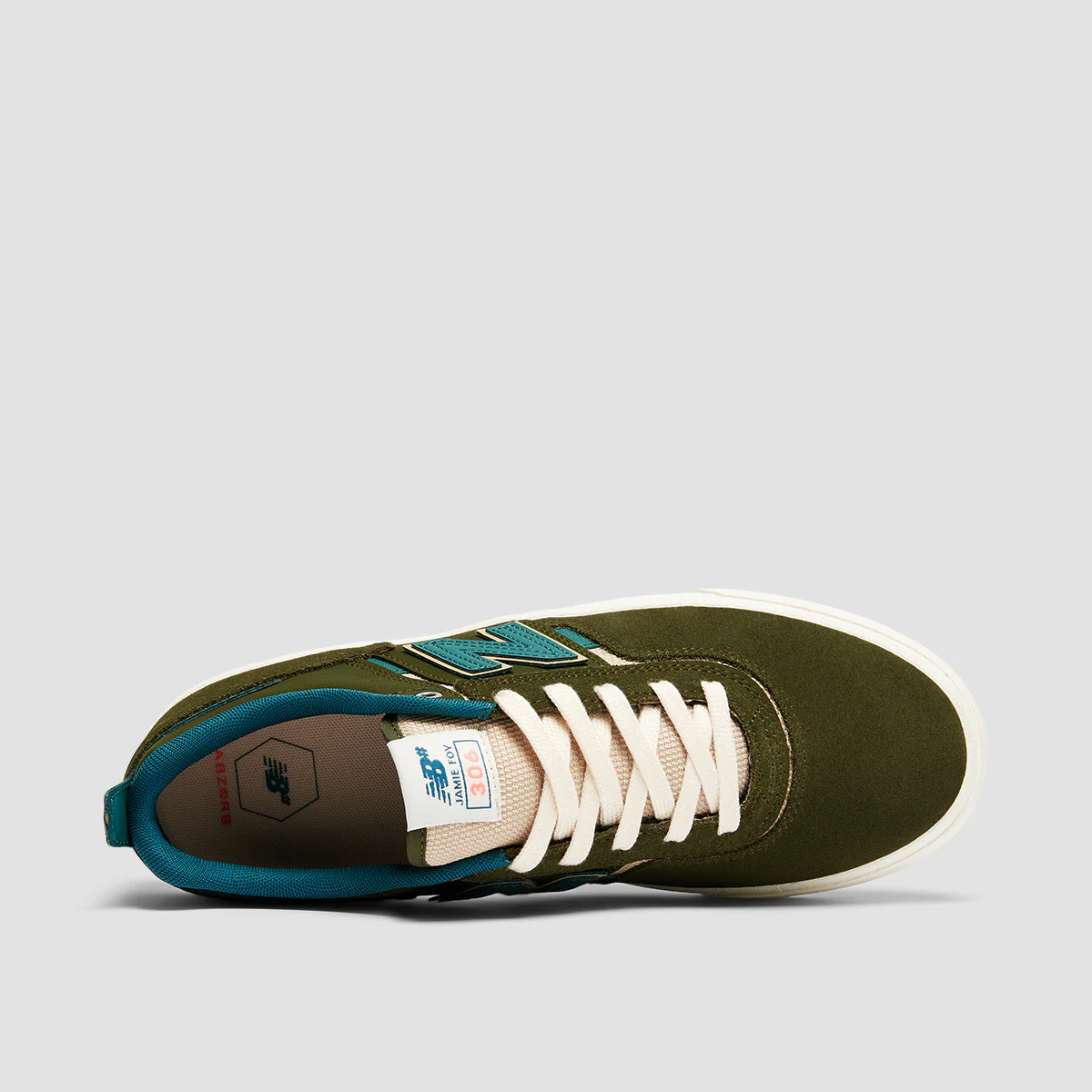 New Balance Numeric 306 Jamie Foy Shoes - Dark Camo/New Spruce - Image 4