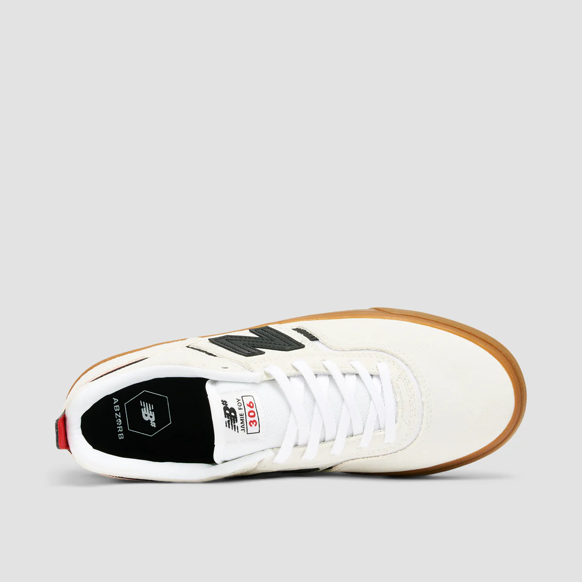 New Balance Numeric 306 Jamie Foy Shoes - Sea Salt/Black - Image 4