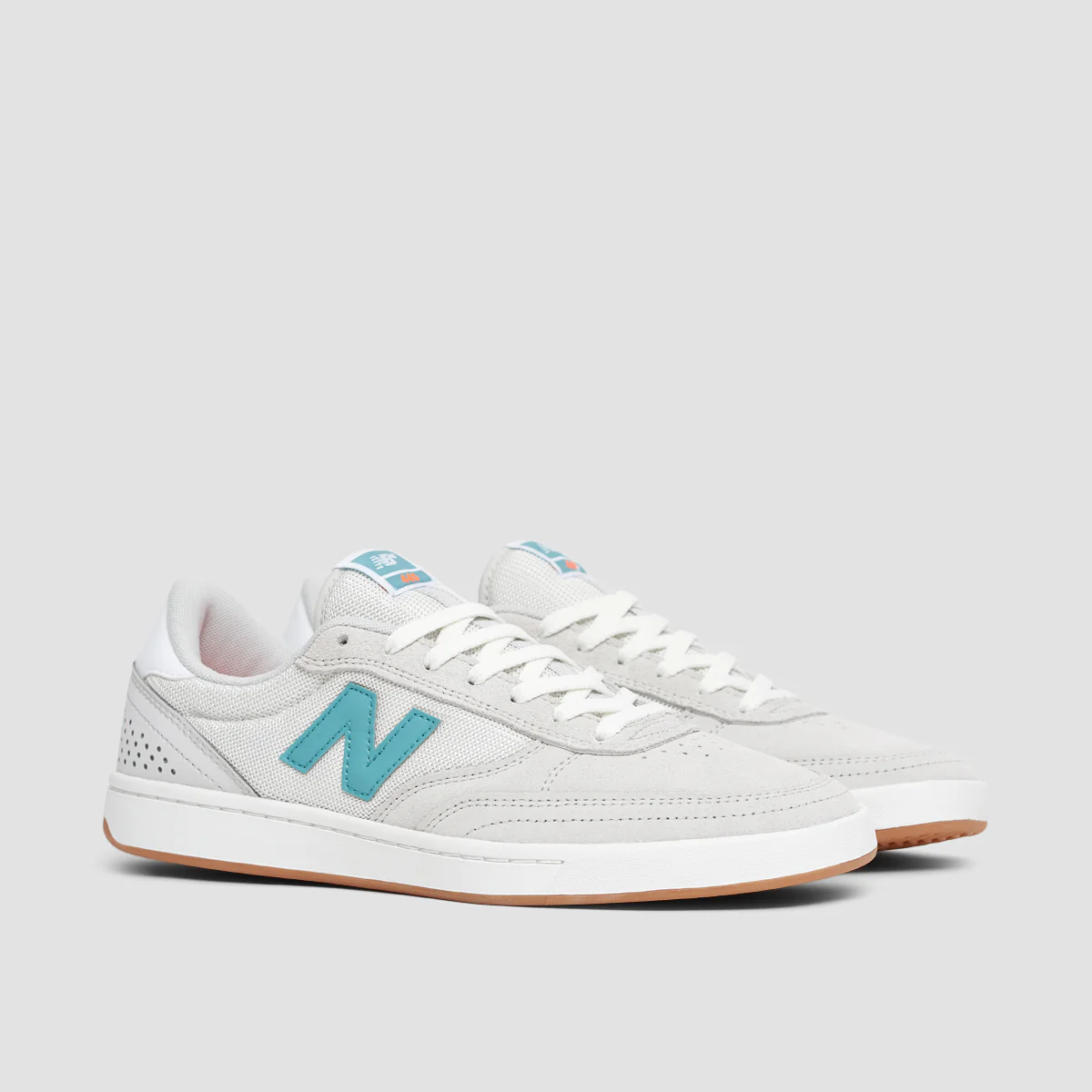New Balance Numeric 440 Shoes - Light Grey/Aqua Sea - Image 2