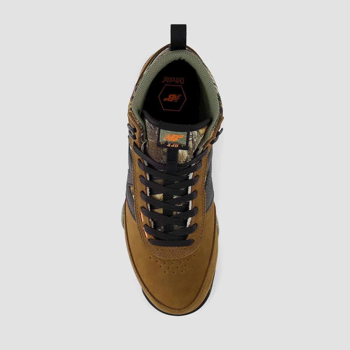 New Balance Numeric 440 V2 Trail High Top Shoes - Woodland/Black - Image 3