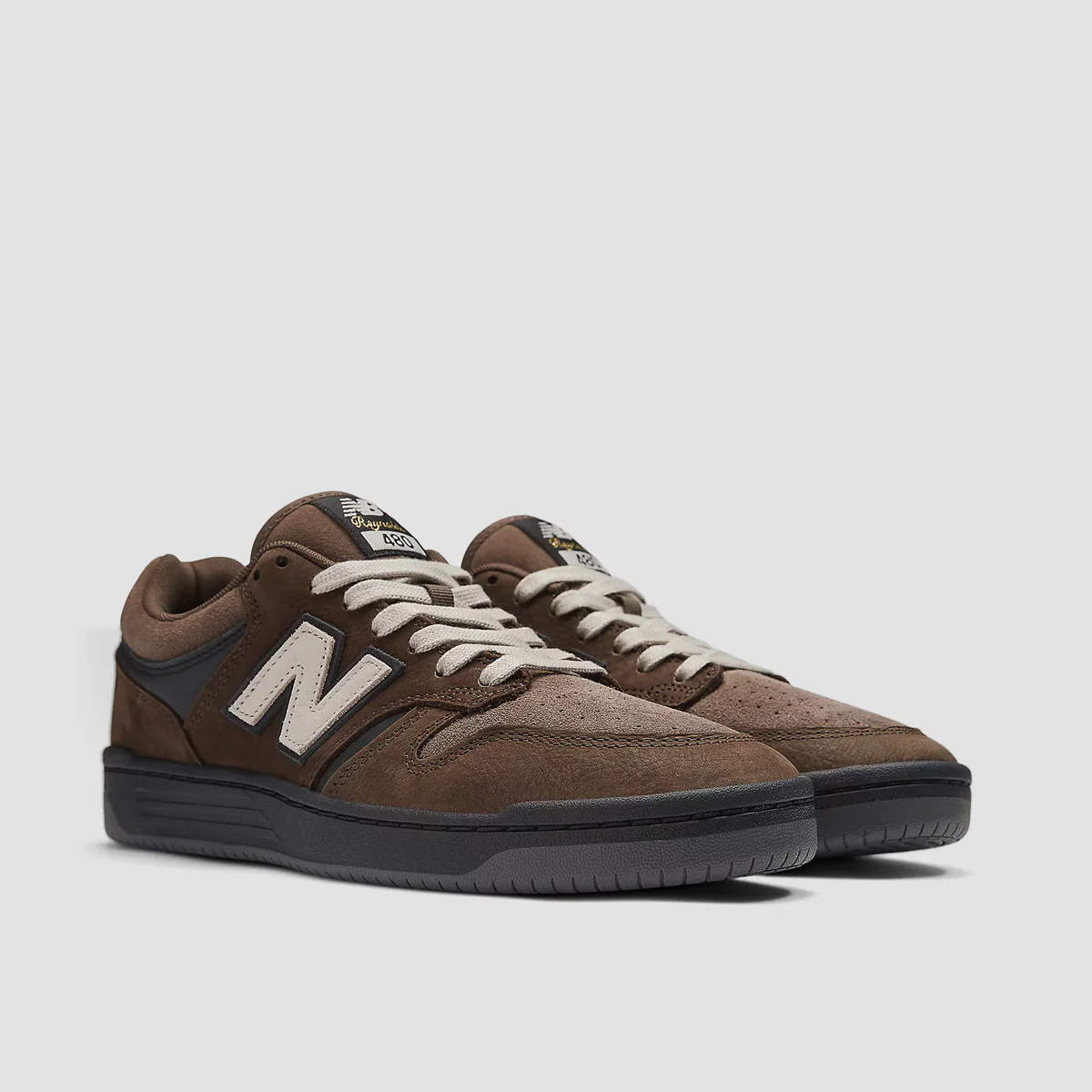 New Balance Numeric 480 Andrew Reynolds Shoes - Chocolate/Tan - Image 2