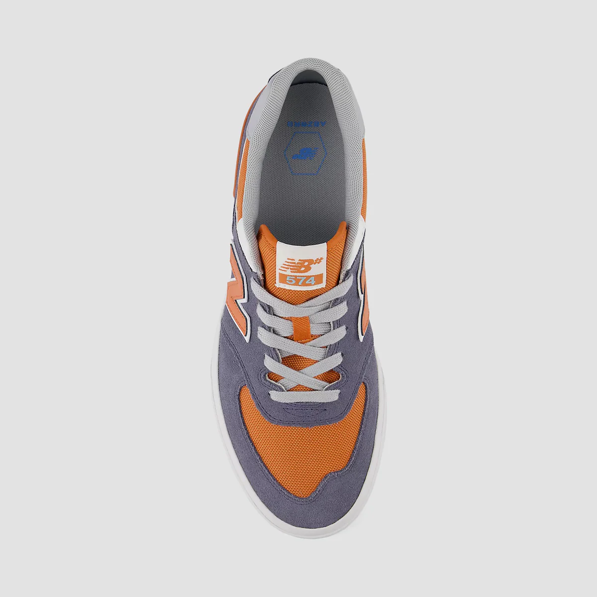 New Balance Numeric 574 Shoes - Dark Arctic Grey/Infield Clay - Image 4