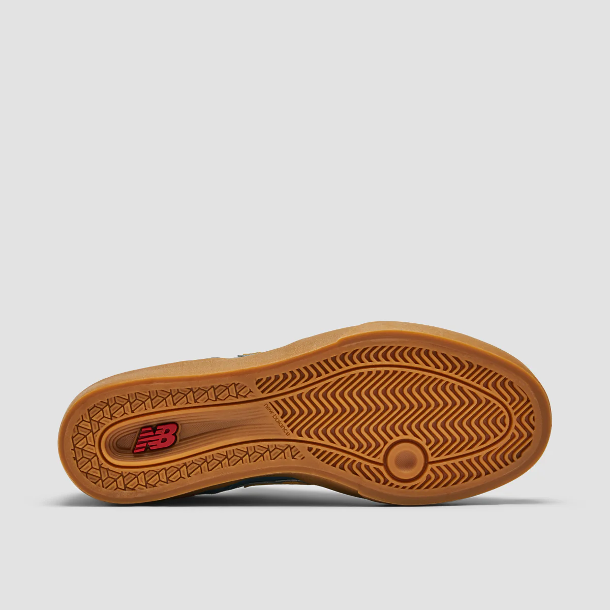 New Balance Numeric 574 Shoes - Petrol/Gum - Image 5