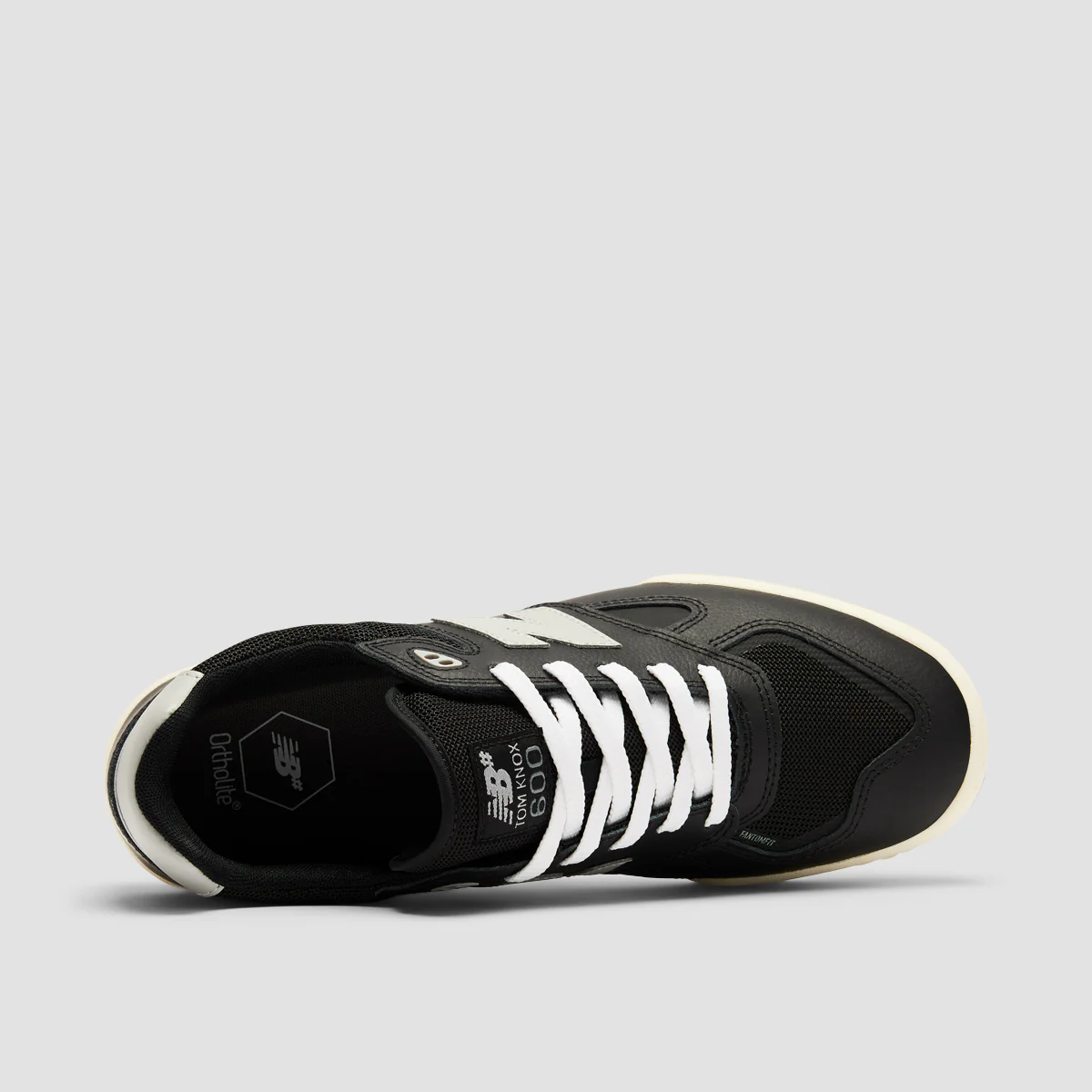 New Balance Numeric 600 Tom Knox Shoes - Black/Rain Cloud - Image 4