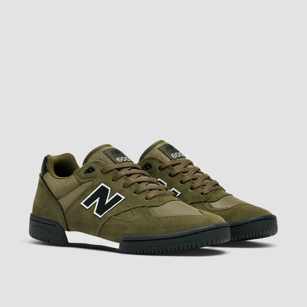 New Balance Numeric 600 Tom Knox Shoes - Olive/Black - Image 2