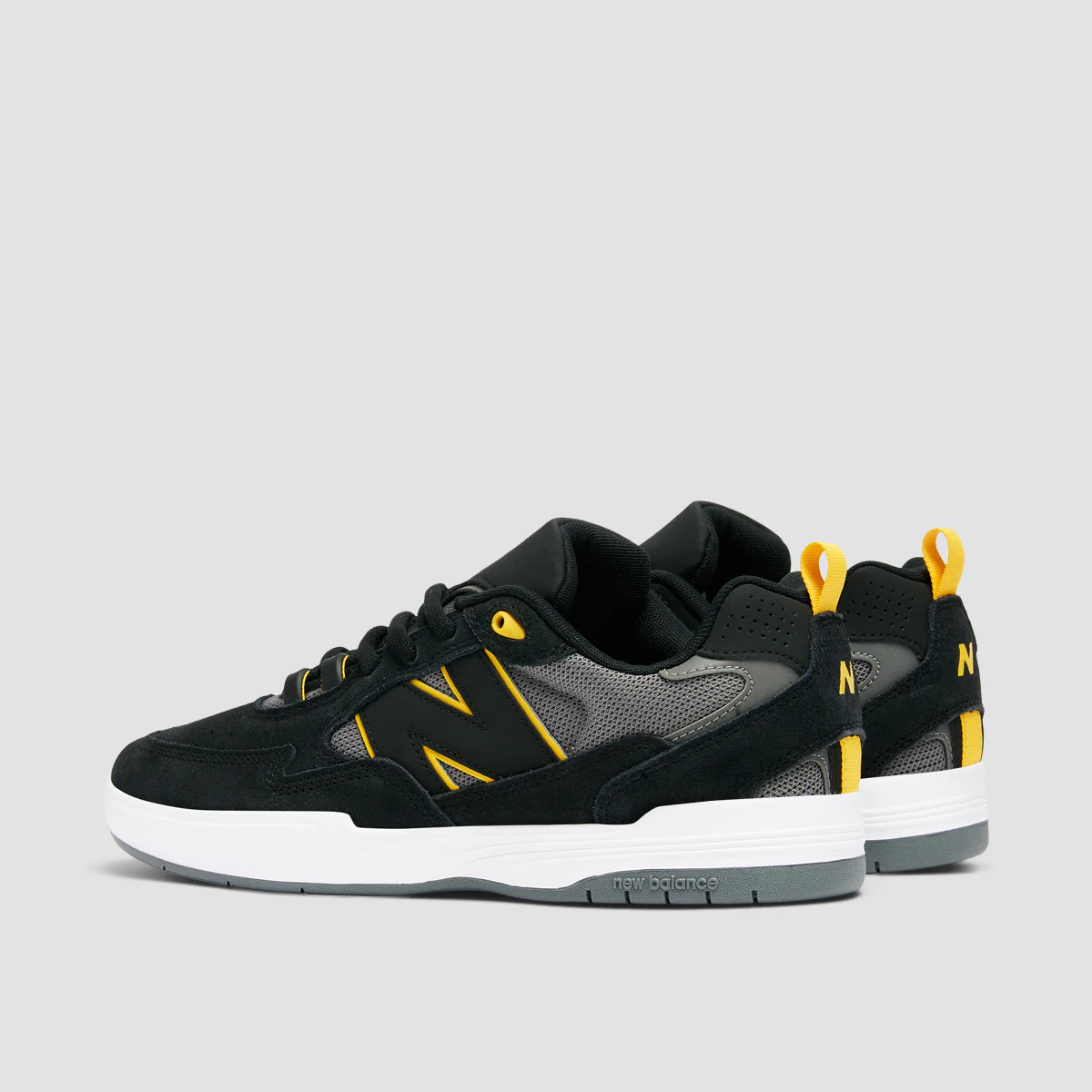 New Balance Numeric 808 Tiago Lemos Shoes - Black/Yellow - Image 3