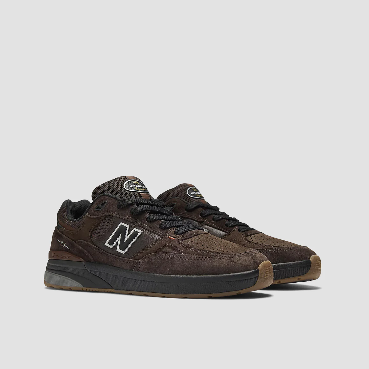 New Balance Numeric Andrew Reynolds 933 Shoes - Brown/Black - Image 2