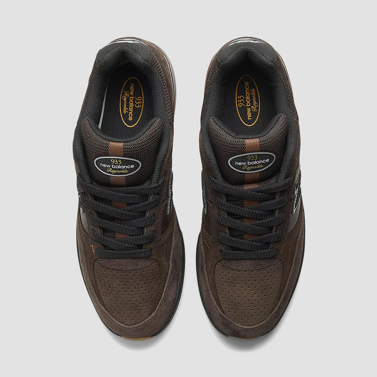 New Balance Numeric Andrew Reynolds 933 Shoes - Brown/Black - Image 4