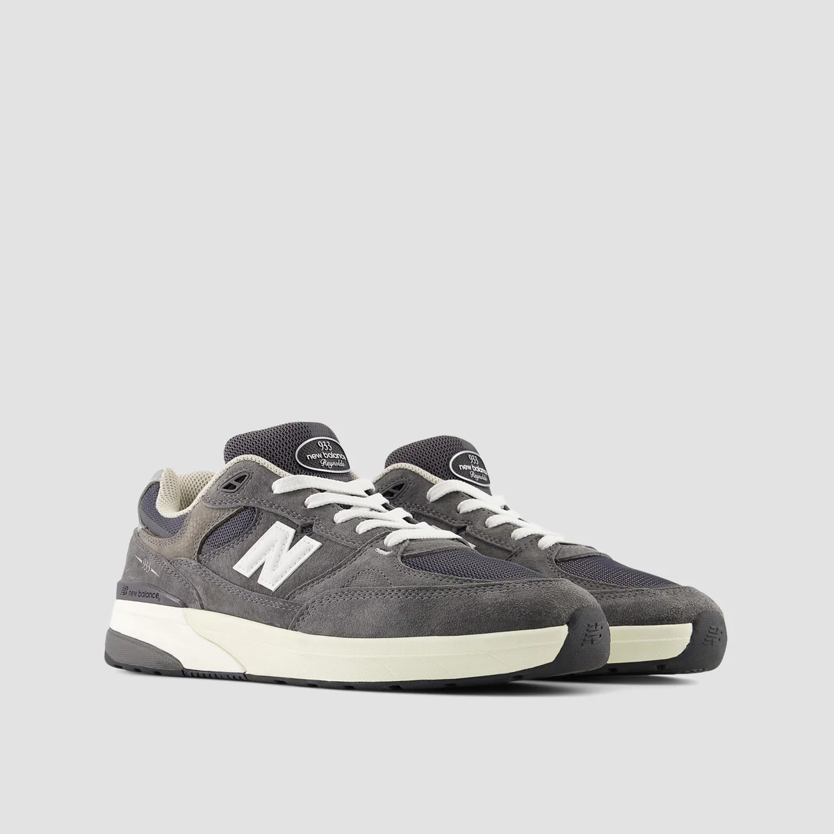 New Balance Numeric Andrew Reynolds 933 Shoes - Dark Grey/White - Image 2