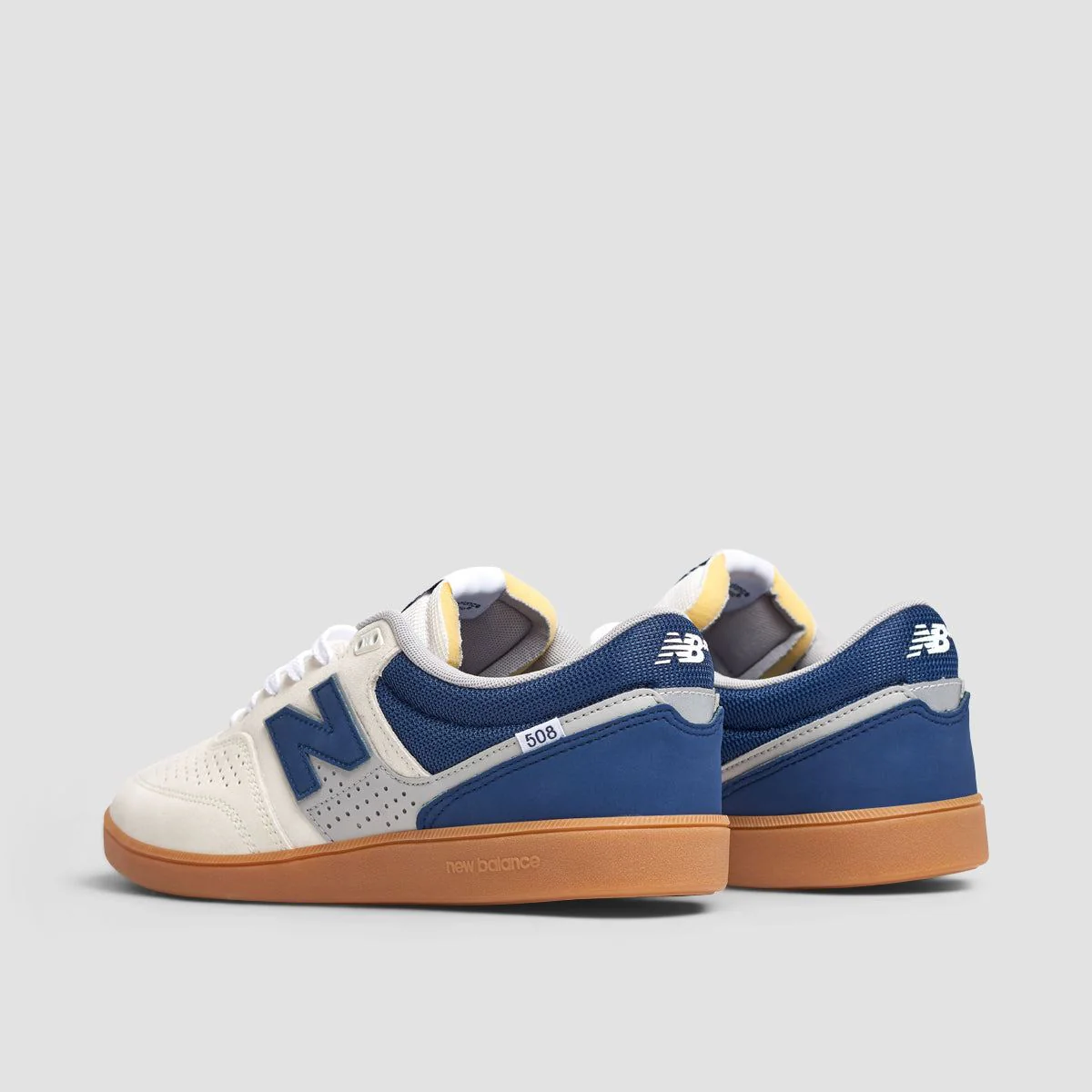 New Balance Numeric Brandon Westgate 508 Shoes - Sea Salt/Navy - Image 3