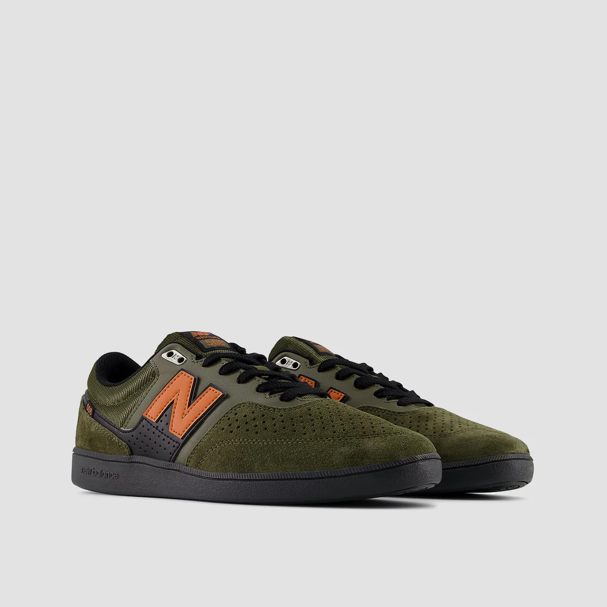 New Balance Numeric Brandon Westgate 508 Shoes - Olive/Burnt Orange - Image 2