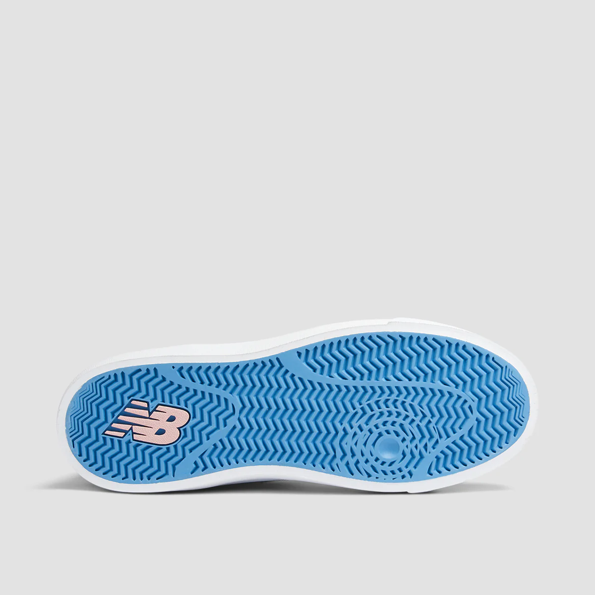New Balance Numeric Franky Villani 417 Mid Top Shoes - White/Blue Laguna - Image 5