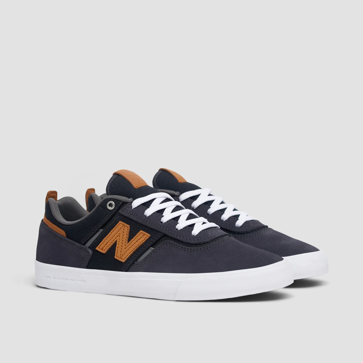 New Balance Numeric Jamie Foy 306 Shoes - Phantom/Brown - Image 2