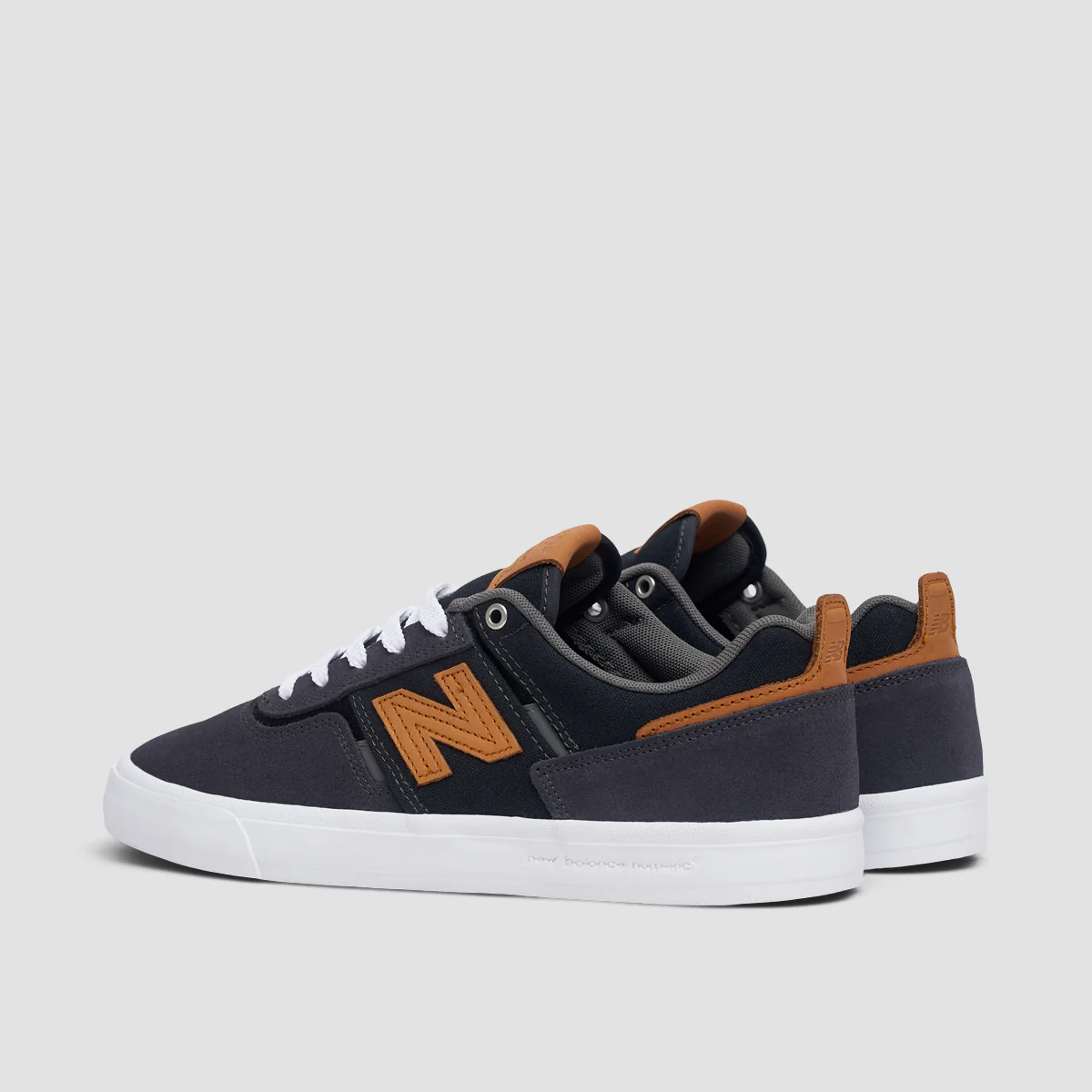 New Balance Numeric Jamie Foy 306 Shoes - Phantom/Brown - Image 3