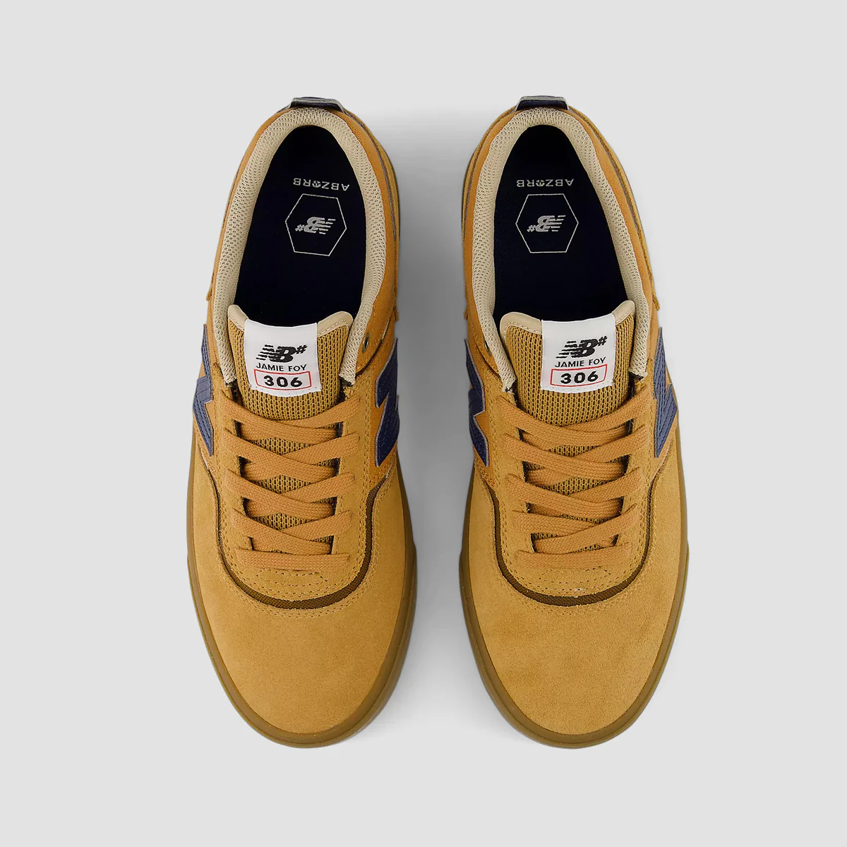 New Balance Numeric Jamie Foy 306 Shoes - Baked Clay/Navy - Image 3