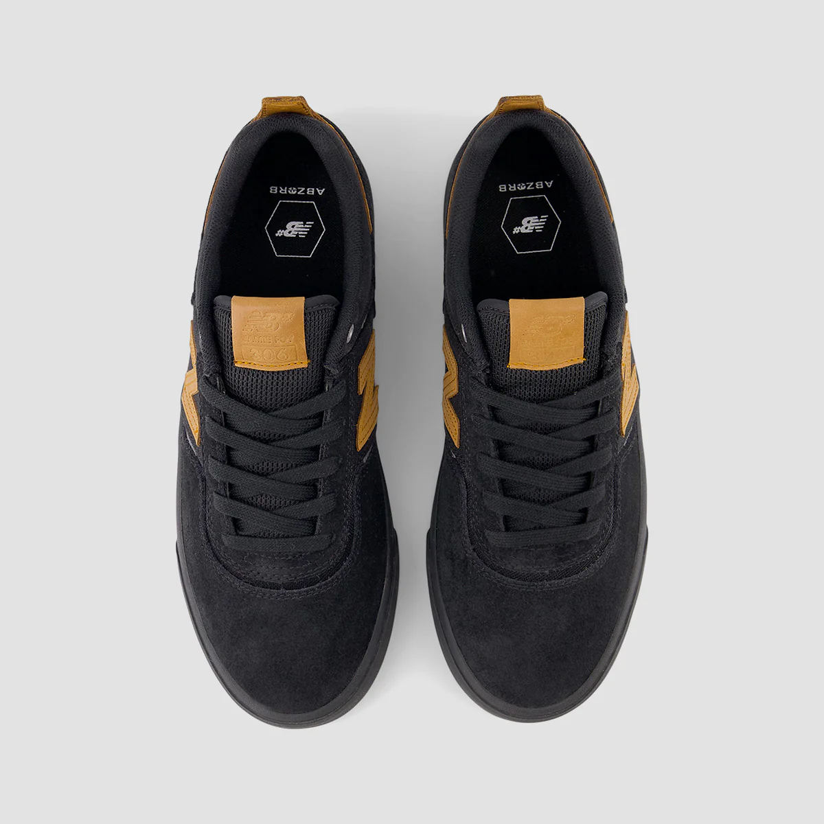 New Balance Numeric Jamie Foy 306 Shoes - Black/Brown - Image 2