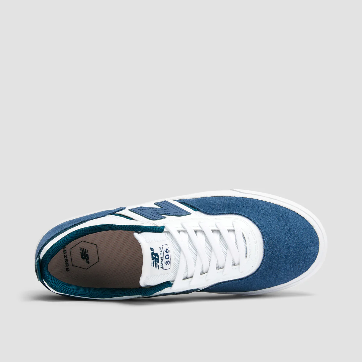 New Balance Numeric Jamie Foy 306 Shoes - Vintage Indigo/White - Image 4