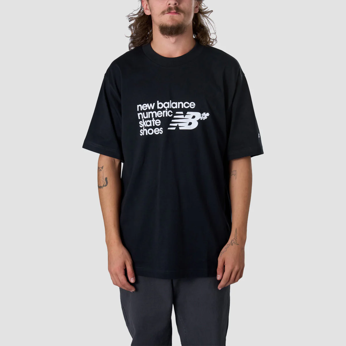 New Balance Numeric Stacked Graphic T-Shirt Black