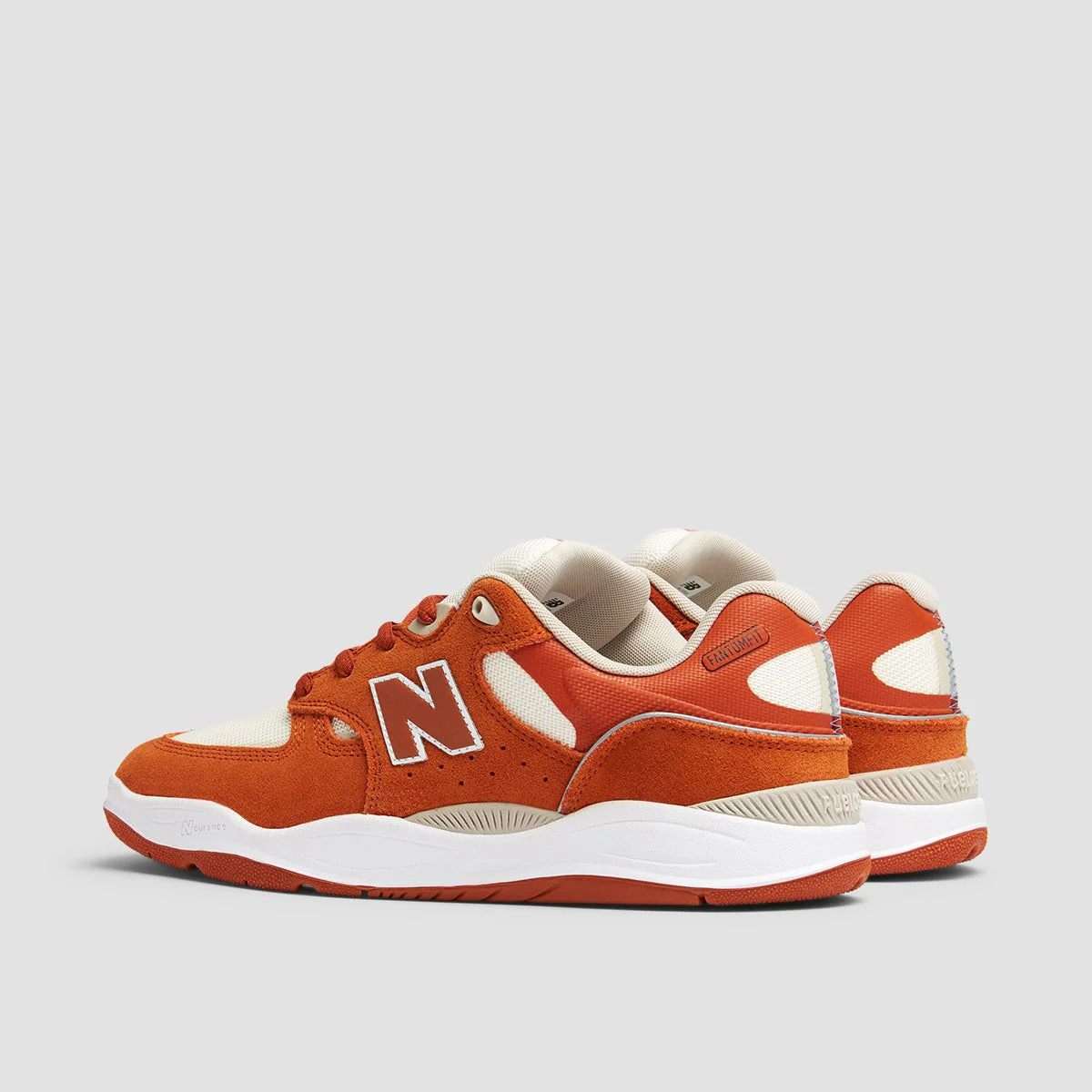 New Balance Numeric Tiago Lemos 1010 Shoes - Rust Oxide/Sea Salt - Image 3