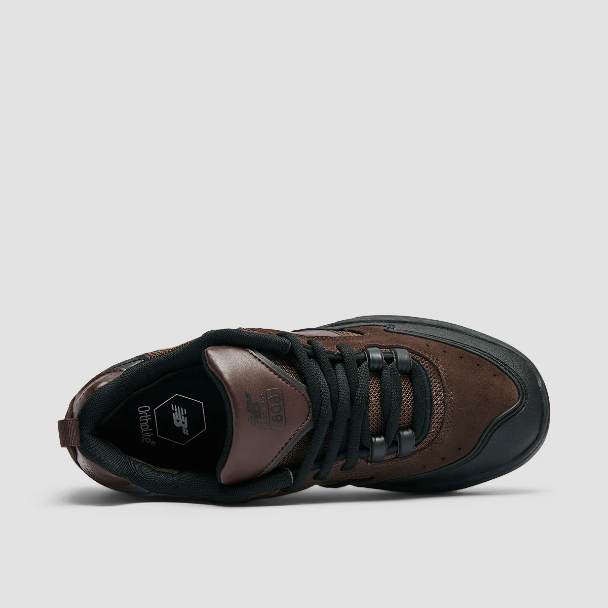 New Balance Numeric Tiago Lemos 808 Shoes - Black Coffee/Black - Image 4