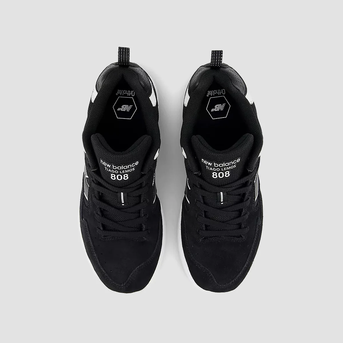 New Balance Numeric Tiago Lemos 808 Shoes - Black/White - Image 3