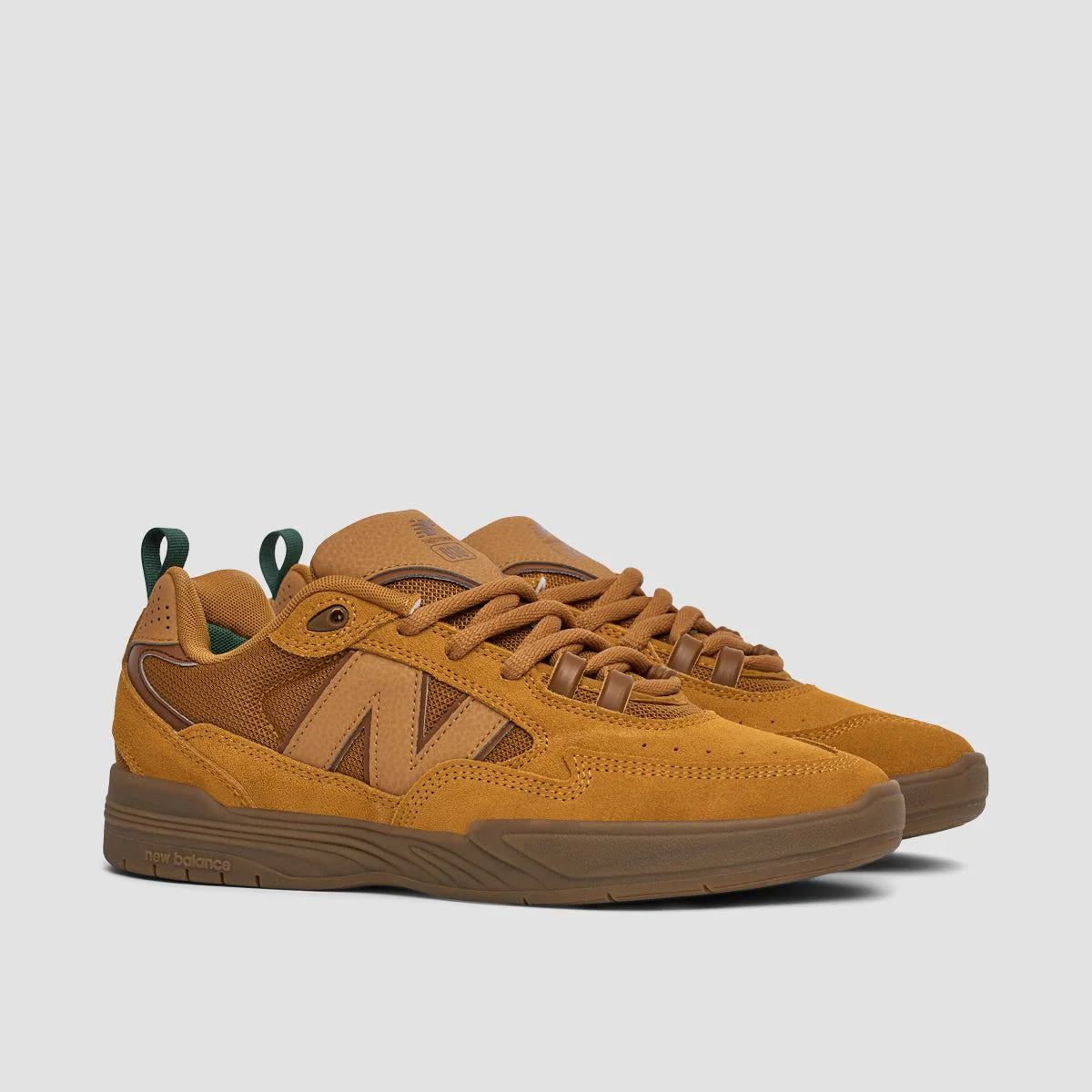 New Balance Numeric Tiago Lemos 808 V1 Shoes - Wheat/Brown - Image 2