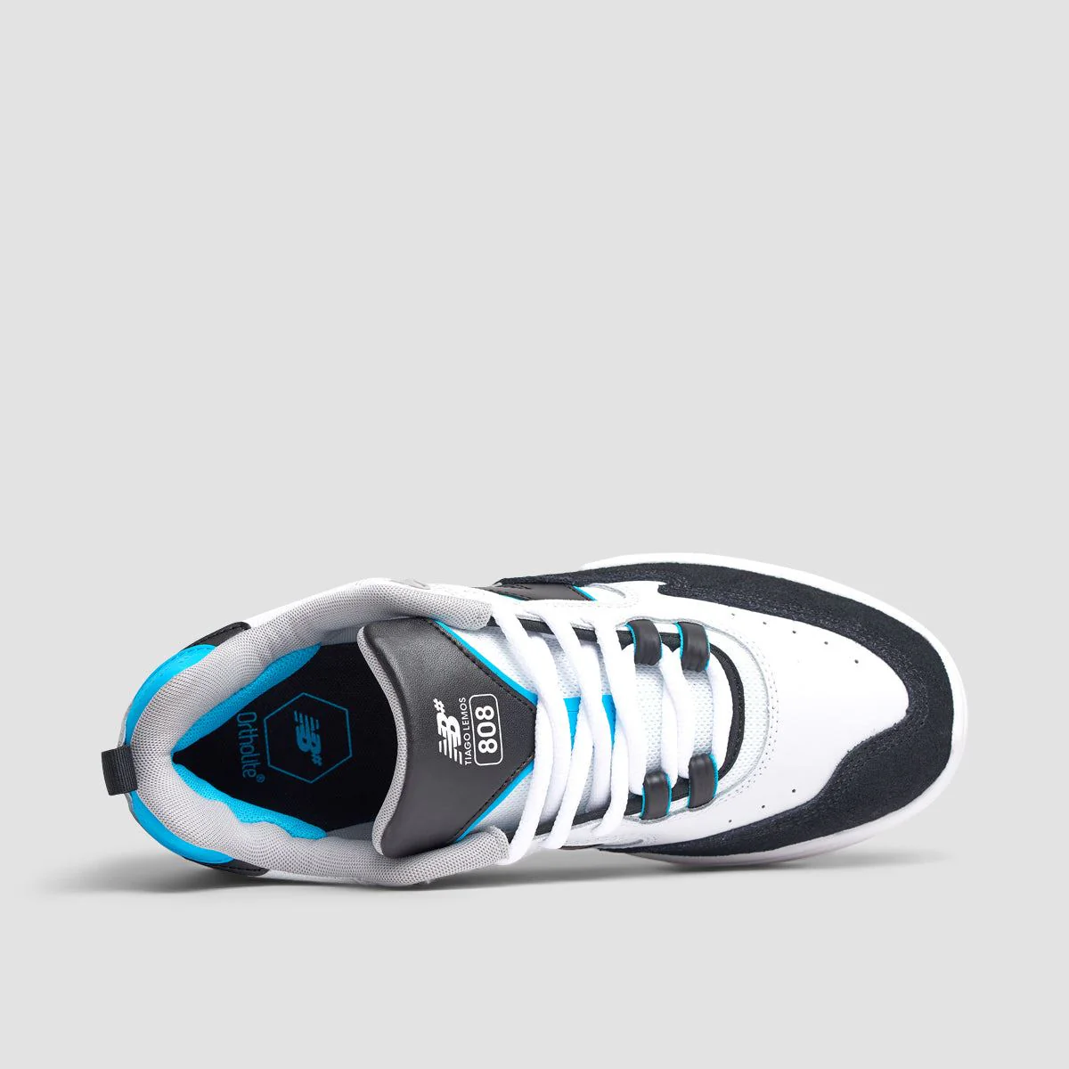 New Balance Numeric Tiago Lemos 808 Shoes - White/Black - Image 4