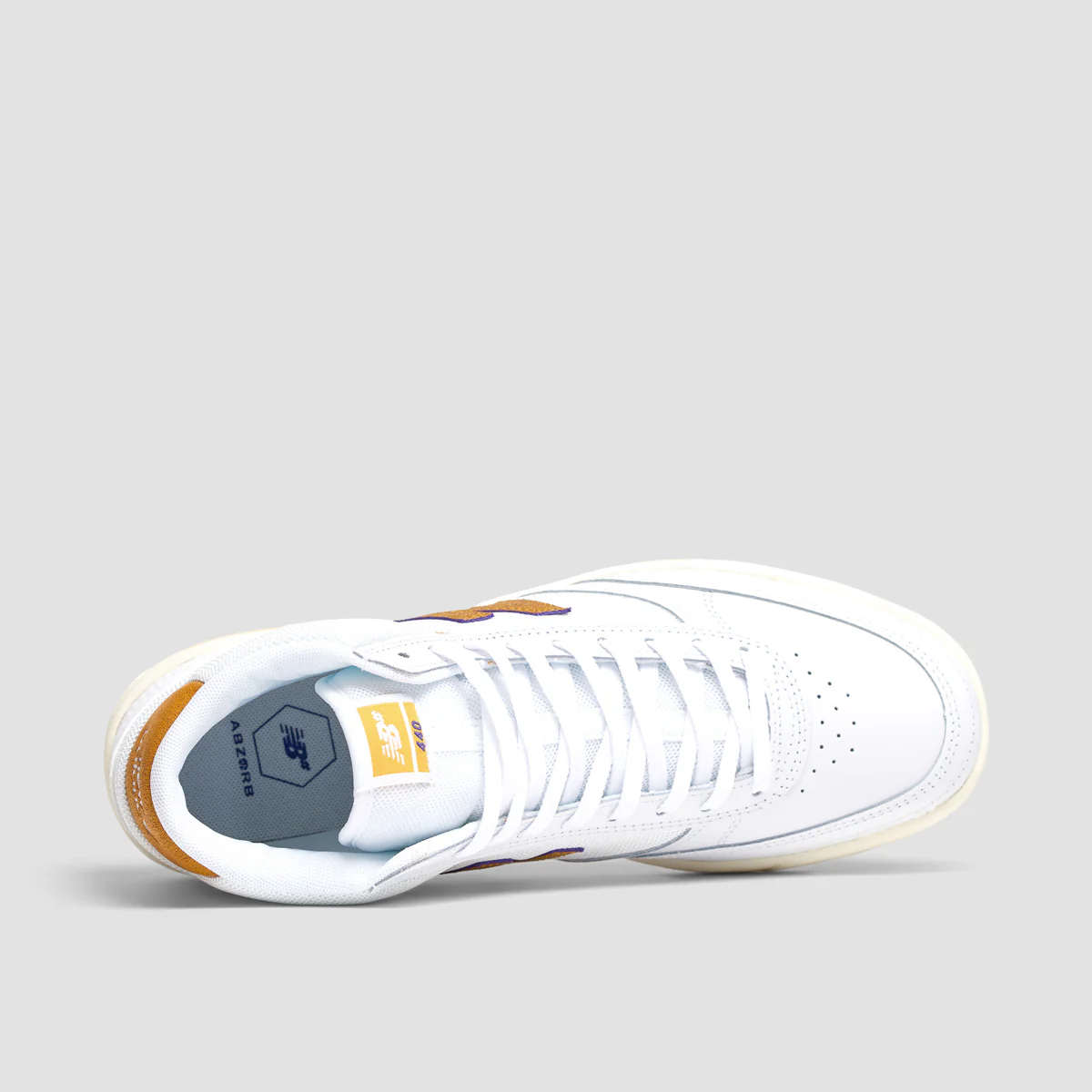 New Balance Numeric Tom Knox 440 High Shoes - White/Yellow - Image 4