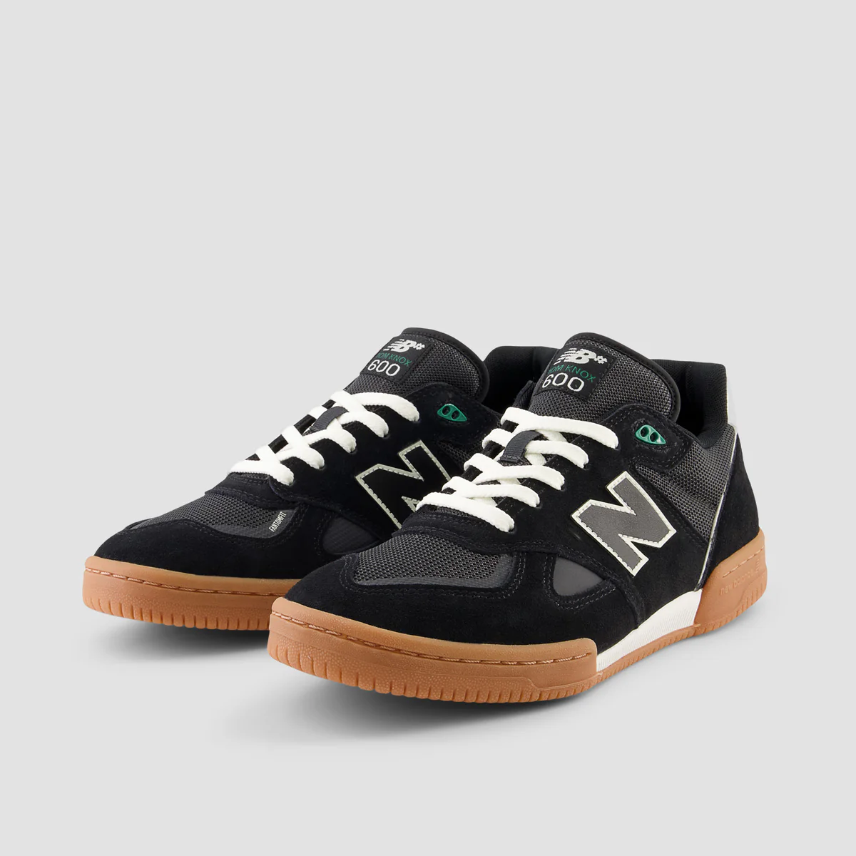 New Balance Numeric Tom Knox 600 Shoes - Black/Gum - Image 2