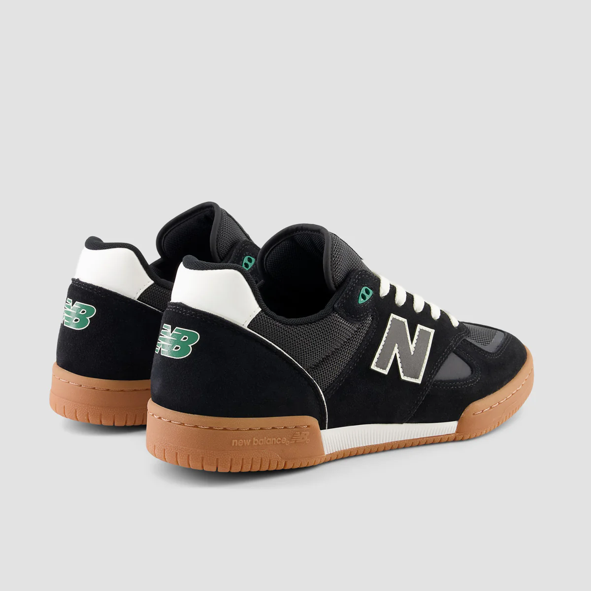 New Balance Numeric Tom Knox 600 Shoes - Black/Gum - Image 3