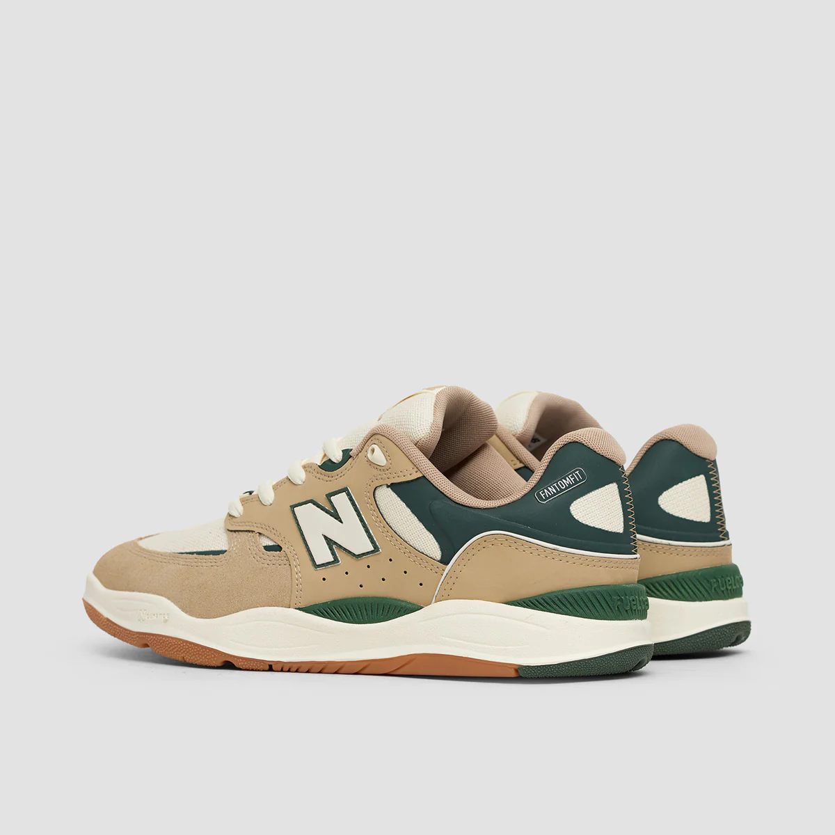 New Balance Tiago Lemos 1010 Shoes - Tan/Forest Green - Image 3