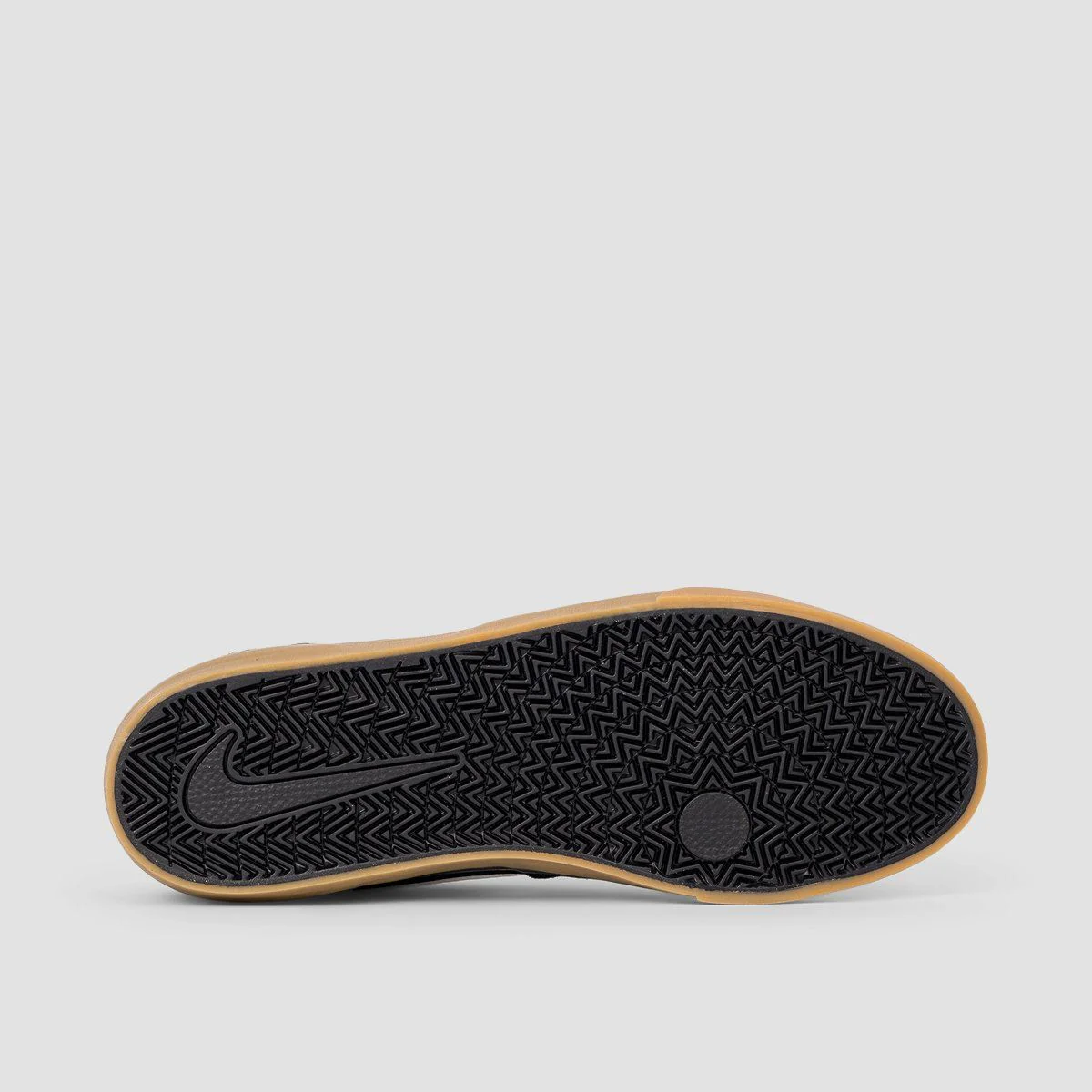 Nike SB Chron 2 Shoes - Black/White/Black/Gum Light Brown - Image 5